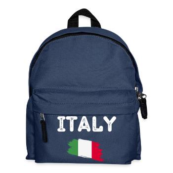 Italy Italian Flag - Kids' Backpack - navy - Front