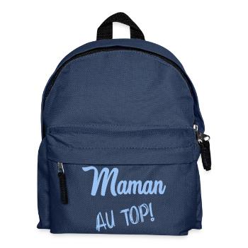 MAMAN. FÊTE DES MÈRES - Sac à dos Enfant - bleu marine - Devant