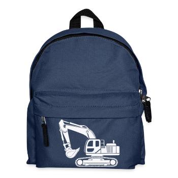 excavatrice - Sac à dos Enfant - bleu marine - Devant