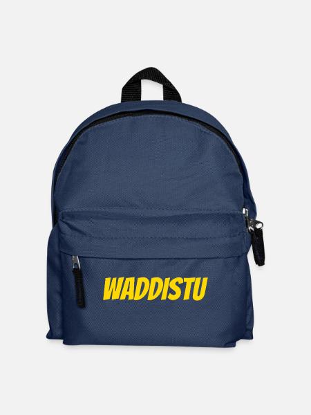 WADDISTU?! – Antwerp Ongelofshirt - Kids' Backpack - navy