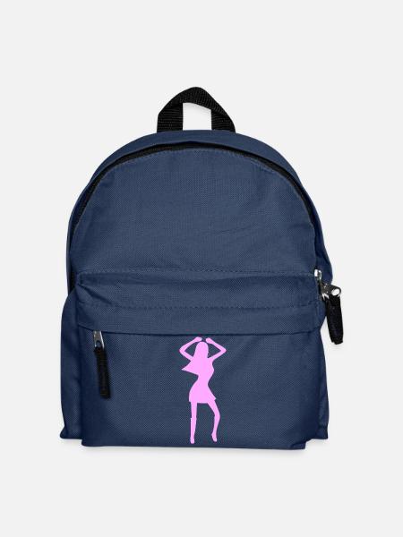 Weiblich rosa party Girl - Kinder Rucksack - Navy