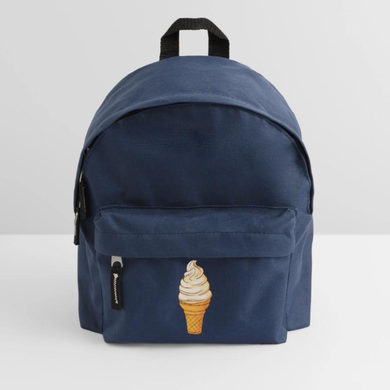 Softeis Eis Speiseeis Eiskrem Eiscreme Kugeleis Kinder Rucksack