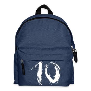 Tendance vecteur numéro dix numéro 10 - Sac à dos Enfant - bleu marine - Devant