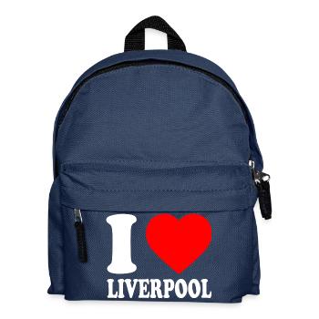 I love liverpool - Kinder Rucksack - Navy - Vorne