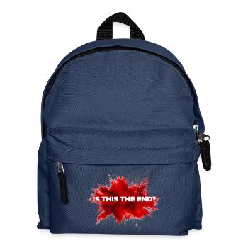 Is this the end? - Ist das, dass Ende? - Kinder Rucksack - Navy - Vorne