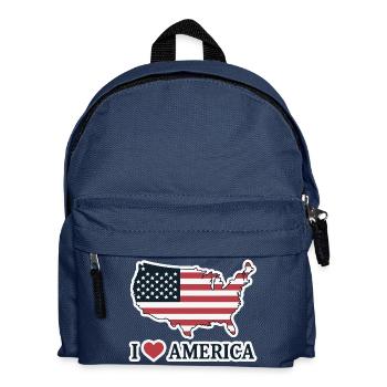 I LOVE AMERICA - Kids' Backpack - navy - Front