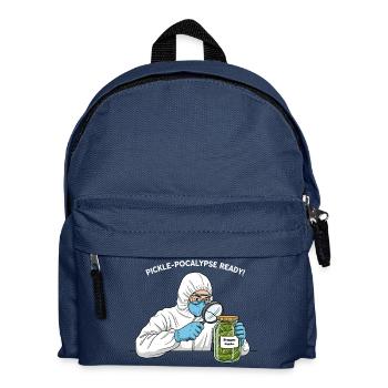 Pickle-pocalypse Ready ! - Kinder Rucksack - Navy - Vorne