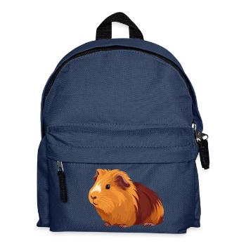 Meerschweinchen - Kinder Rucksack - Navy - Vorne