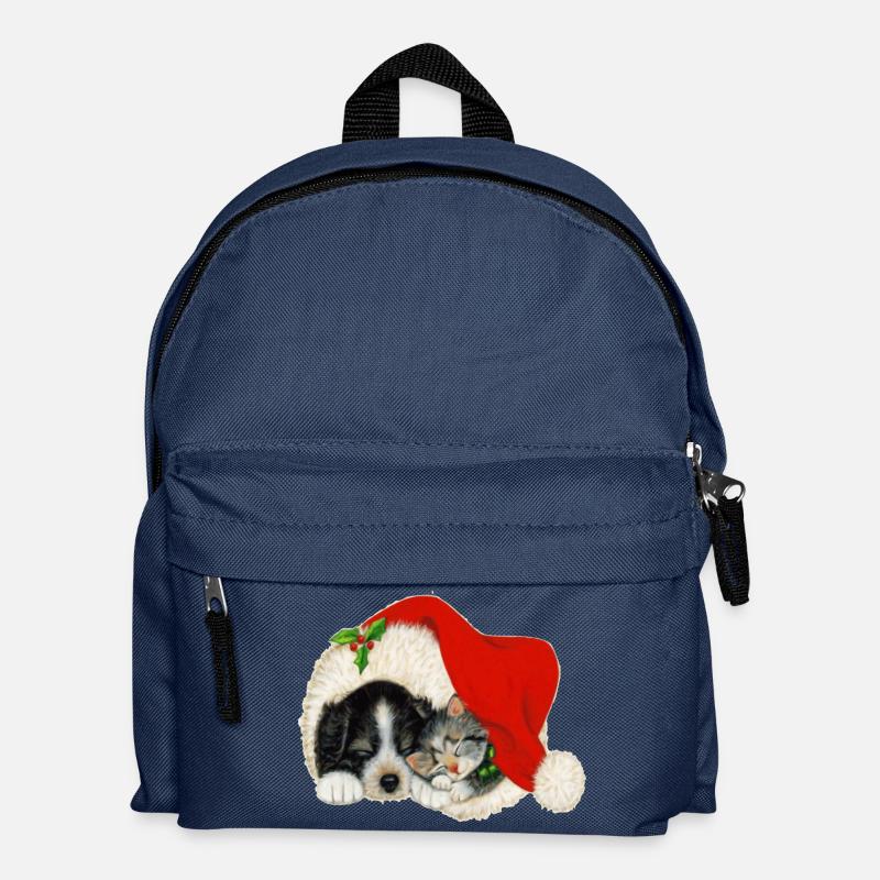 christma s617 - Kids' Backpack - navy