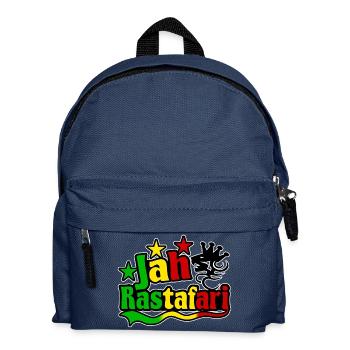 jah rastafari - Sac à dos Enfant - bleu marine - Devant