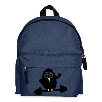 body_building_1 - Kinder Rucksack - Navy - Vorne