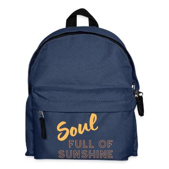 L’âme pleine de soleil - Sac à dos Enfant - bleu marine - Devant