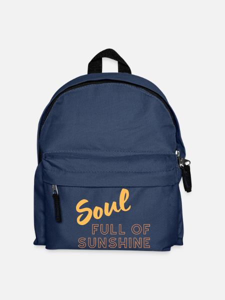 Soul full of sunshine - Kinder Rucksack - Navy