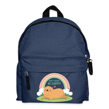 Mach dir keine Sorgen Sei Cappy - Kinder Rucksack - Navy - Vorne