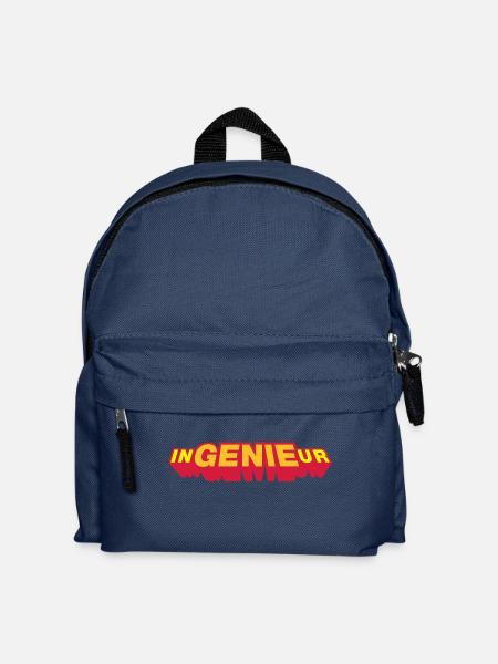 ingénieur, trois couleurs - Sac à dos Enfant - bleu marine