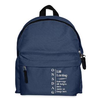 Wednesday - Lill Saturday – a Wednesday classic - Kids' Backpack - navy - Front