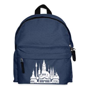 Leipzig skyline - Kids' Backpack - navy - Front