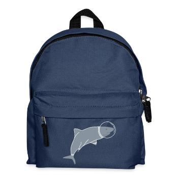SPACE SHARK - Kids' Backpack - navy - Front