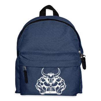stier tier beast - Kinder Rucksack - Navy - Vorne