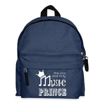 Music Prince - Gift for Boys Who Love Music - Kids' Backpack - navy - Front