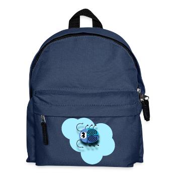 auf Wolke - Kinder Rucksack - Navy - Vorne