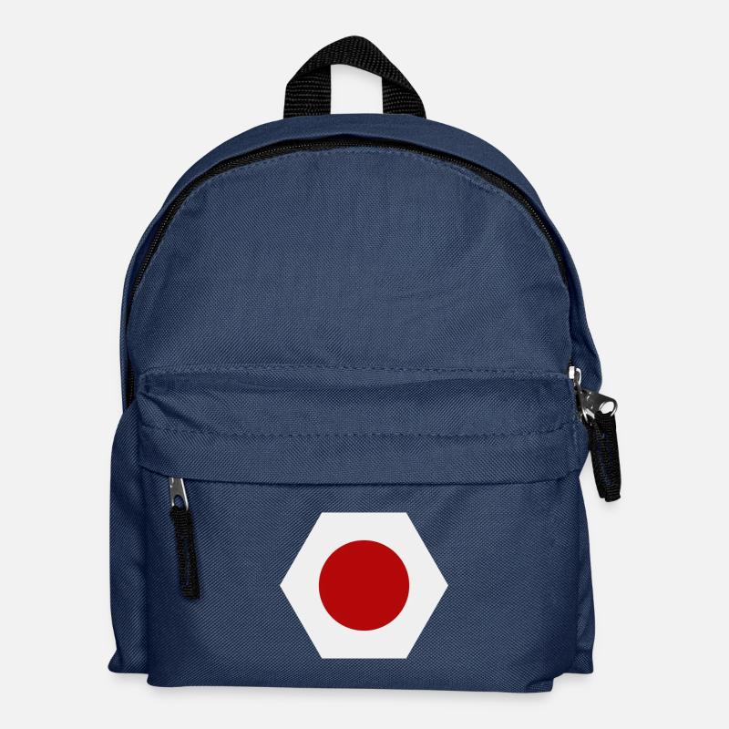 japan flag - Kids' Backpack - navy