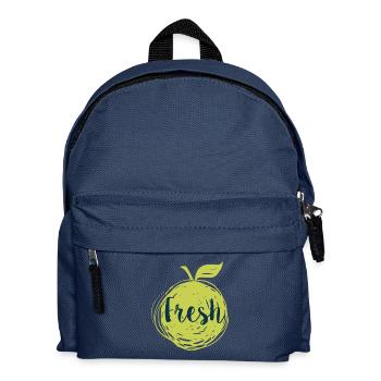 Vegan vegetarian animal welfare gift idea - Kids' Backpack - navy - Front