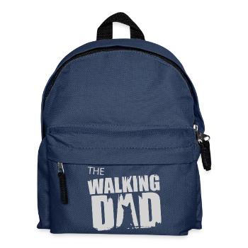 Schäferhund Walking Dad Geschenkidee Vater Gassi - Kinder Rucksack - Navy - Vorne