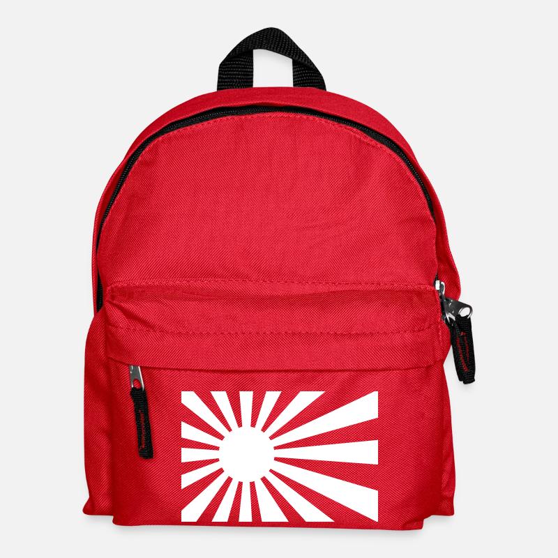 Japan Flag - Kinder Rucksack - Rot