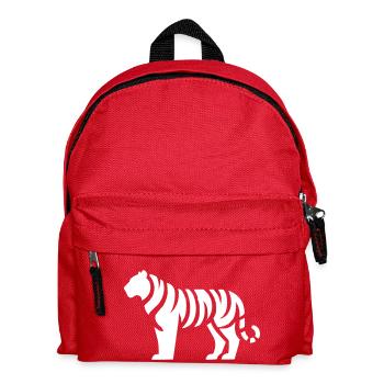 Tiger Animal - Kids' Backpack - red - Front