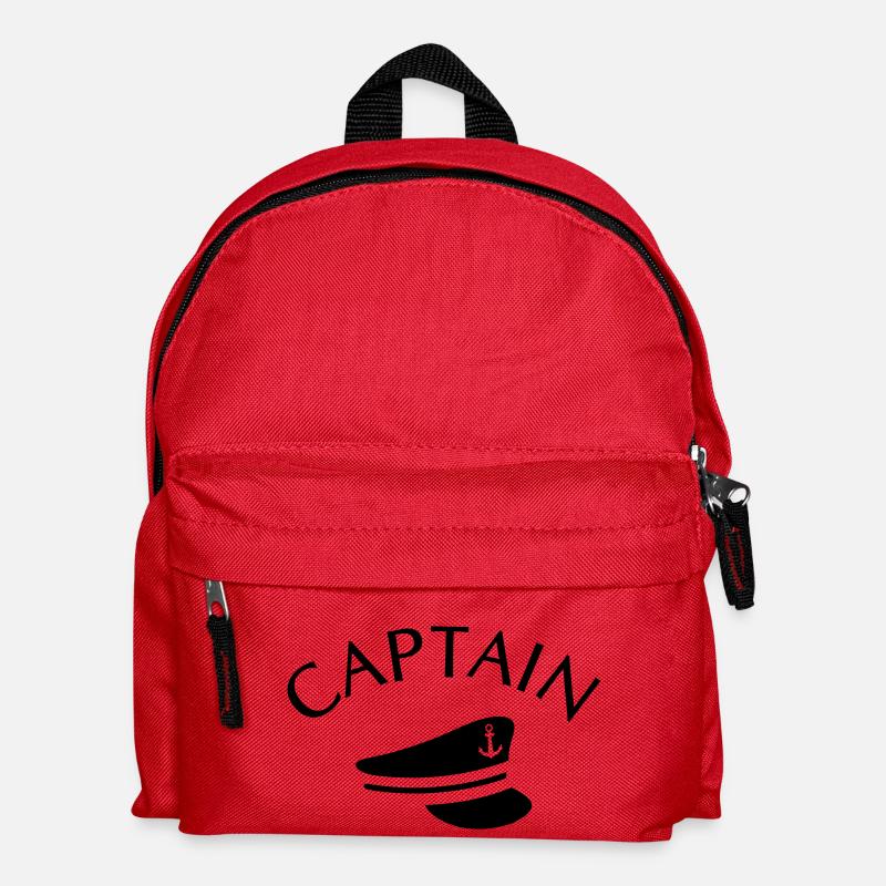 KAPITEIN PET - Kinder Rucksack - Rot