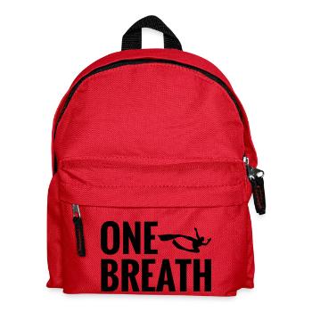 One Breath Freedive Apnea - Kinder Rucksack - Rot - Vorne