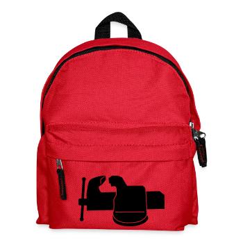 bench _vise_m1 - Kids' Backpack - red - Front