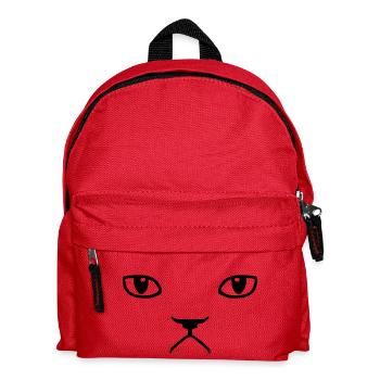 grumpy cat - Kids' Backpack - red - Front
