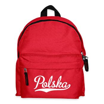Polska - Kinder Rucksack - Rot - Vorne