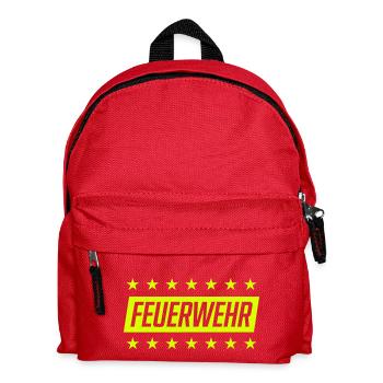 fire brigade - Kids' Backpack - red - Front