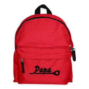 Papa - Cooking - Kids' Backpack - red - Front
