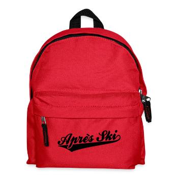 apres ski - Kids' Backpack - red - Front