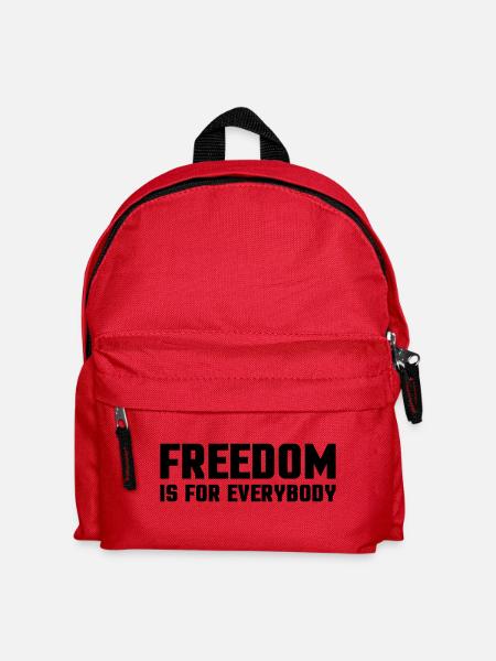 freedom_1 - Kinder Rucksack - Rot