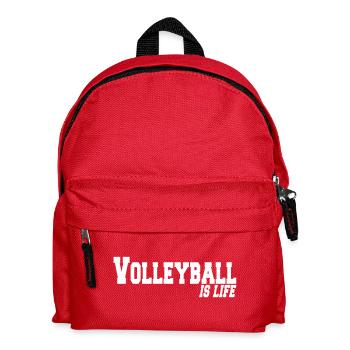 volleyball is life - Kids' Backpack - red - Front