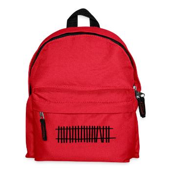 fence - Kids' Backpack - red - Front