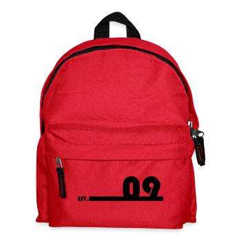 09_Black_Bauhaus93 - Kinder Rucksack - Rot - Vorne