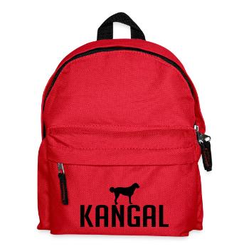 KANGAL Hunderasse - Kinder Rucksack - Rot - Vorne