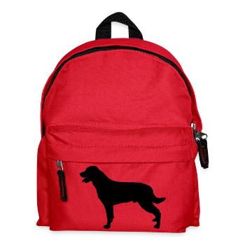 Rottweiler - Kinder Rucksack - Rot - Vorne