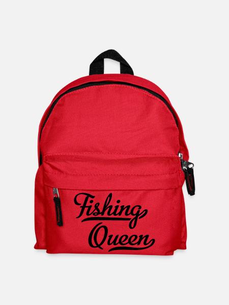 angeln - Kinder Rucksack - Rot