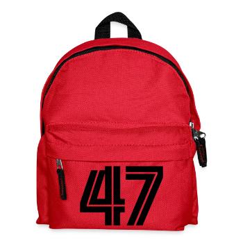 47 - Kinder Rucksack - Rot - Vorne