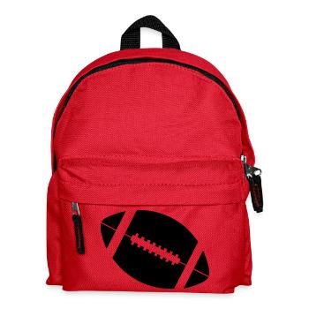American football - Kids' Backpack - red - Front