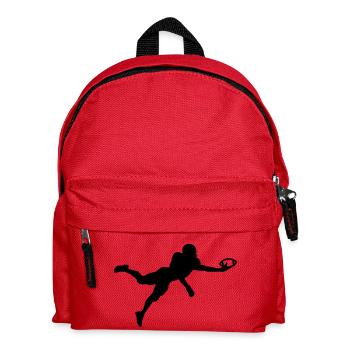 Football - Kinder Rucksack - Rot - Vorne