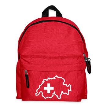 Switzerland - Kids' Backpack - red - Front