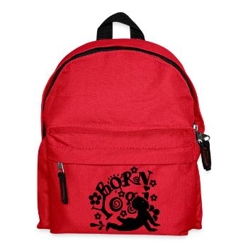 Born Yogi Baby (1c) - Kids' Backpack - red - Front
